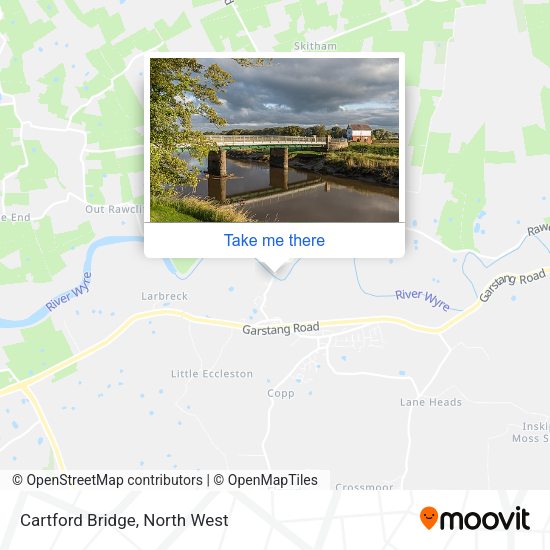 Cartford Bridge map
