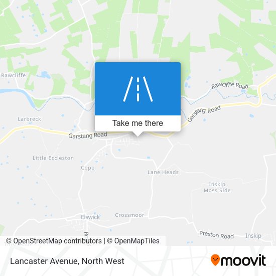 Lancaster Avenue map