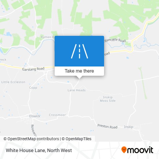 White House Lane map