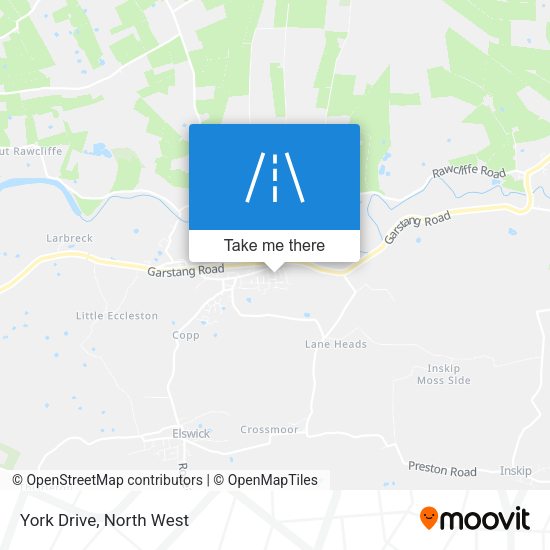 York Drive map
