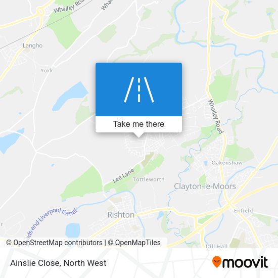 Ainslie Close map