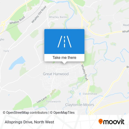 Allsprings Drive map