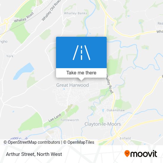 Arthur Street map