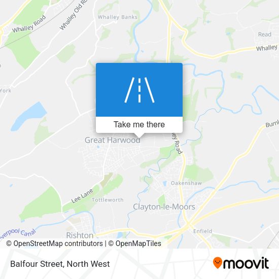 Balfour Street map