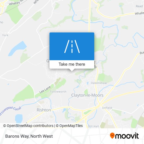 Barons Way map