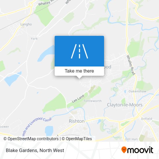 Blake Gardens map