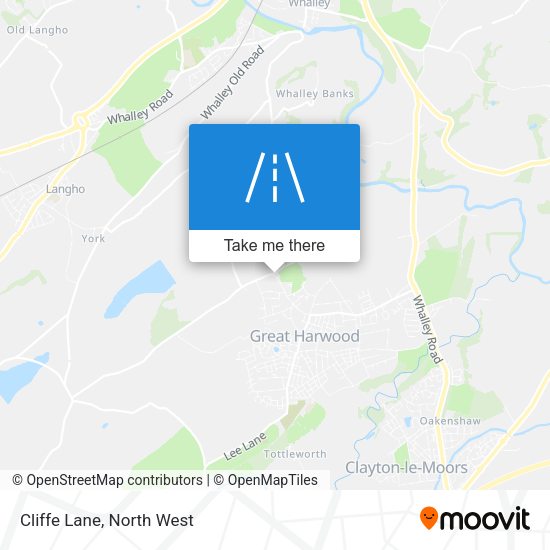 Cliffe Lane map