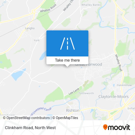 Clinkham Road map