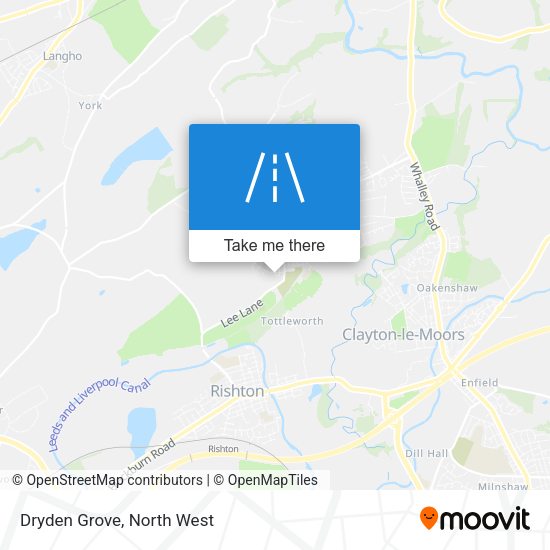 Dryden Grove map