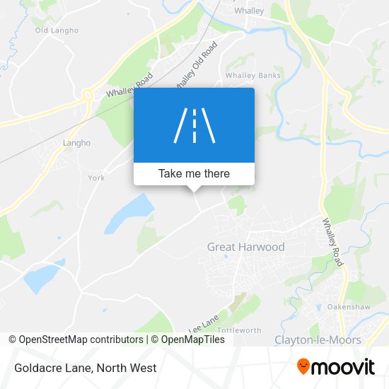 Goldacre Lane map