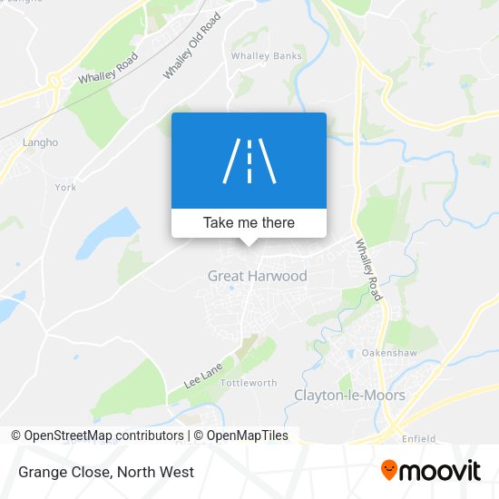 Grange Close map