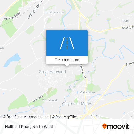 Hallfield Road map