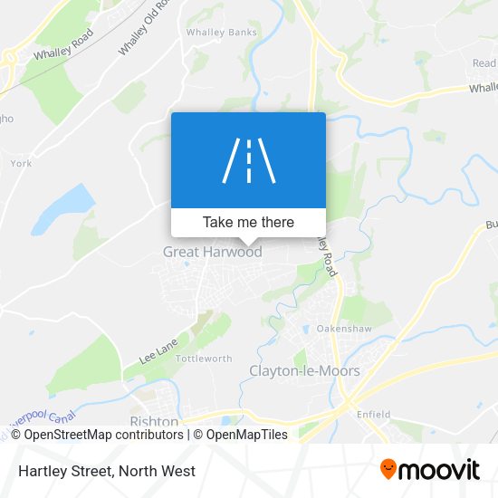 Hartley Street map
