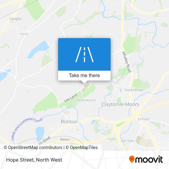 Hope Street map