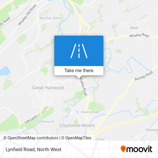 Lynfield Road map