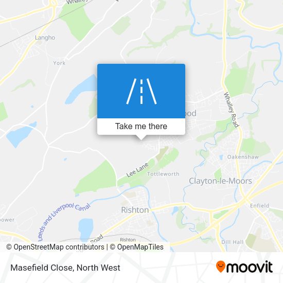 Masefield Close map