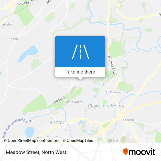 Meadow Street map