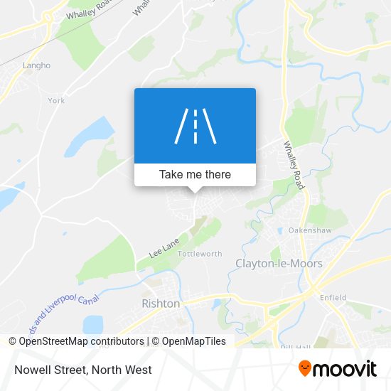 Nowell Street map