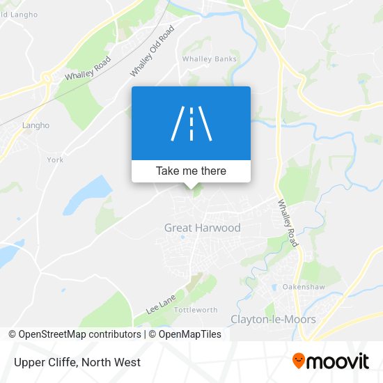 Upper Cliffe map