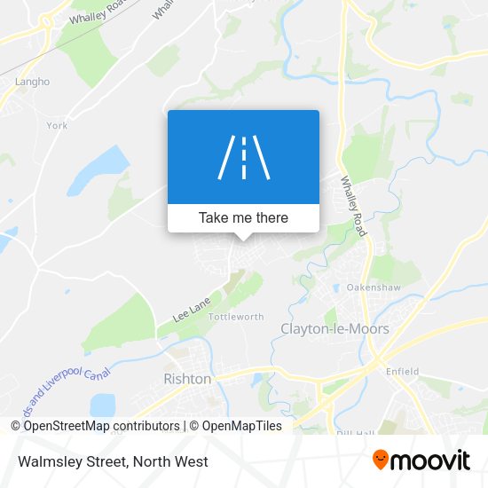 Walmsley Street map