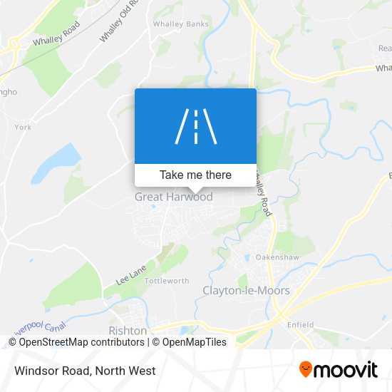 Windsor Road map