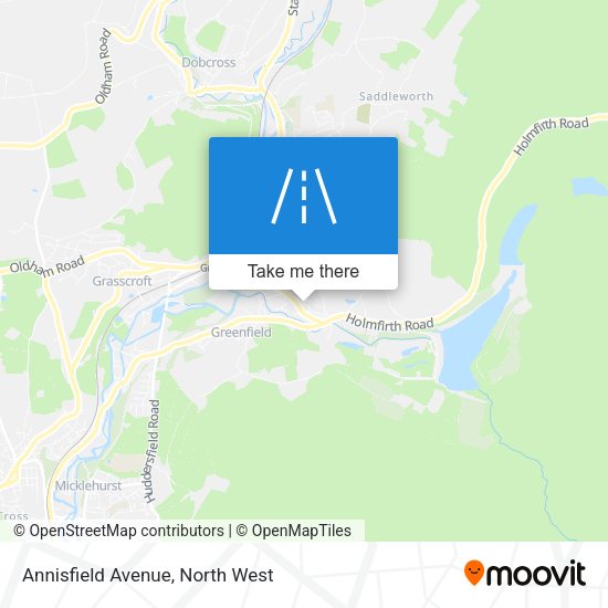 Annisfield Avenue map