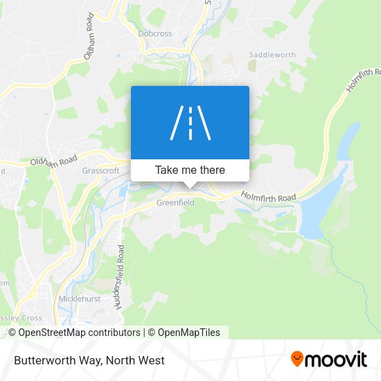 Butterworth Way map