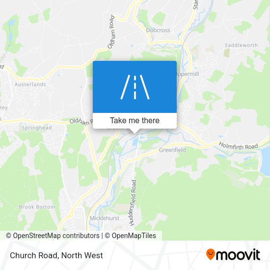 Church Road map