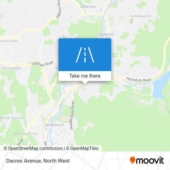 Dacres Avenue map
