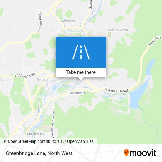 Greenbridge Lane map