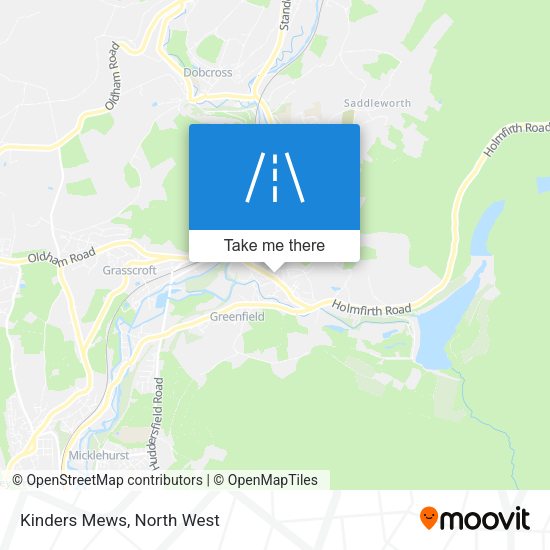 Kinders Mews map