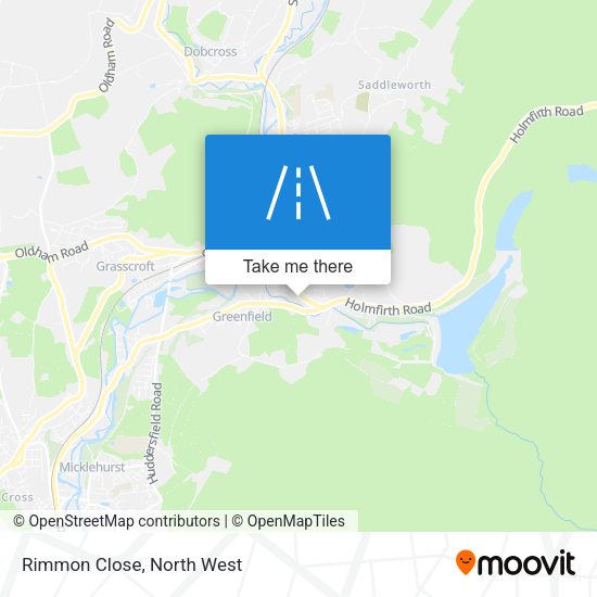 Rimmon Close map