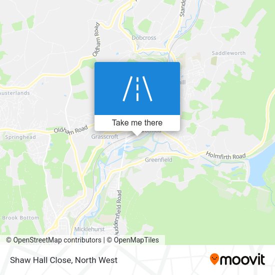 Shaw Hall Close map