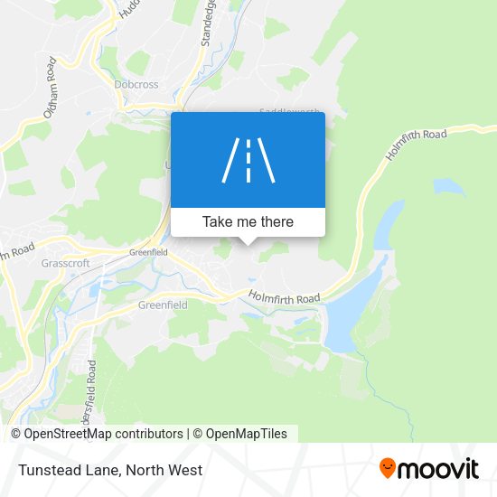 Tunstead Lane map