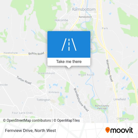Fernview Drive map