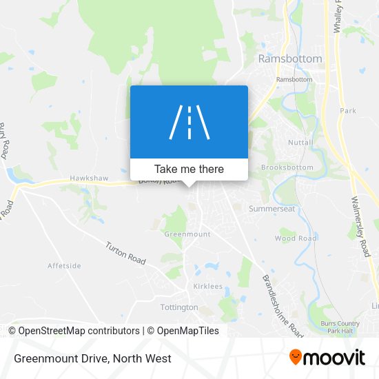 Greenmount Drive map