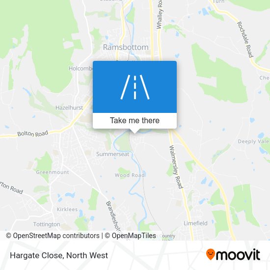 Hargate Close map