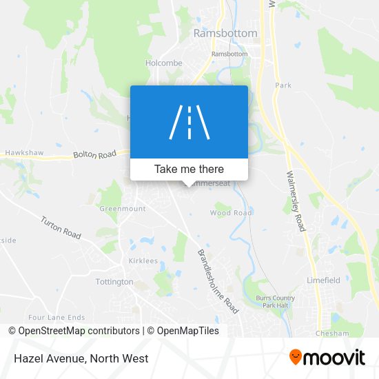 Hazel Avenue map