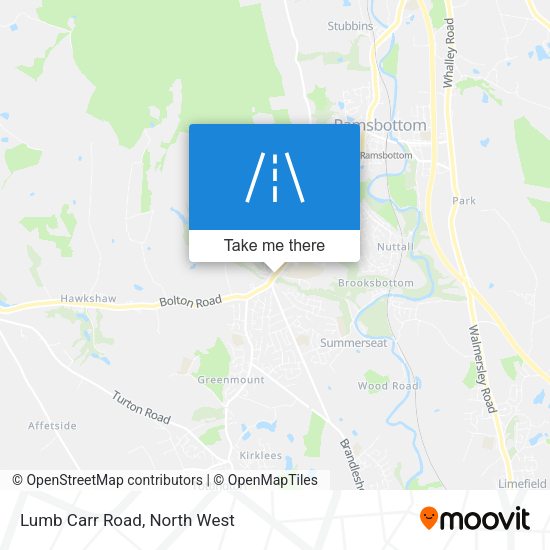 Lumb Carr Road map