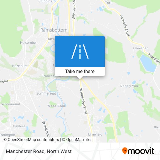 Manchester Road map