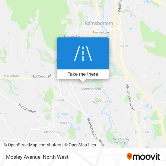 Mosley Avenue map