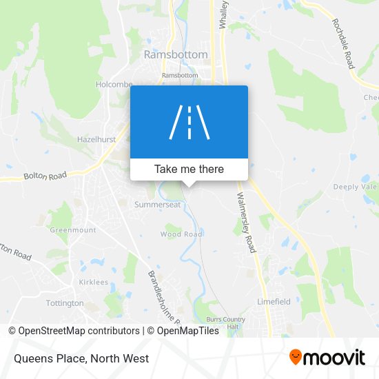 Queens Place map