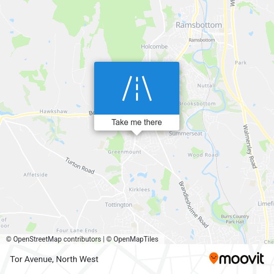 Tor Avenue map