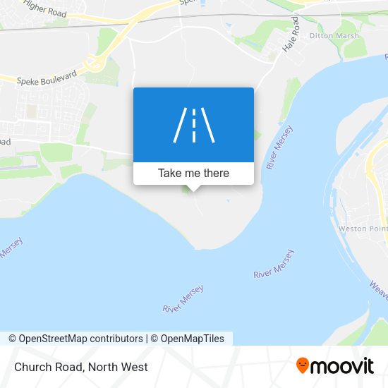 Church Road map