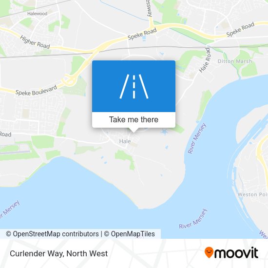 Curlender Way map
