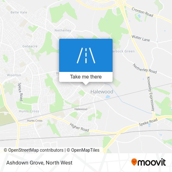 Ashdown Grove map