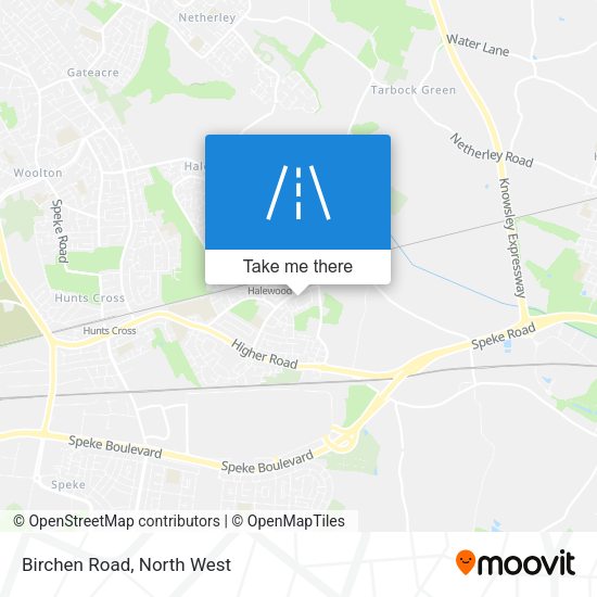 Birchen Road map