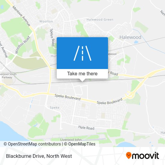Blackburne Drive map