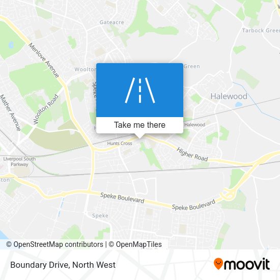 Boundary Drive map