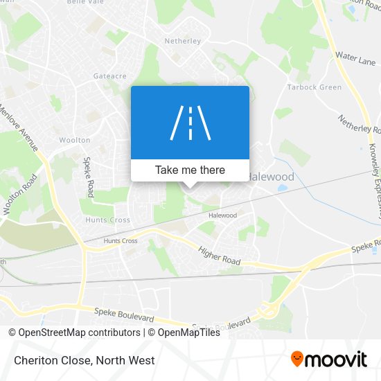 Cheriton Close map